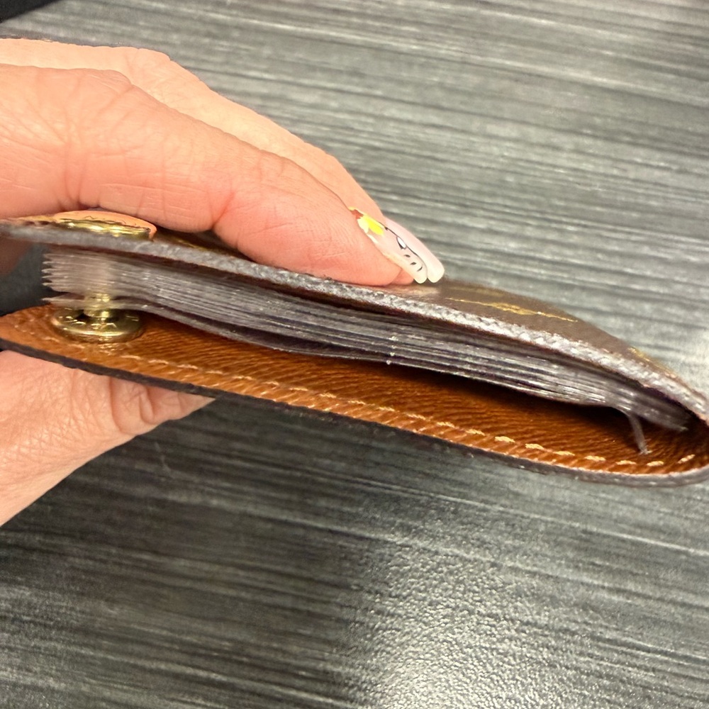 Authentic Louis Vuitton Vintage pocket organizer/card case in pristine condition - Picture 4 of 9